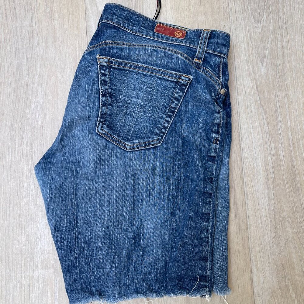 AG Adriano Goldschmied 'The Shorty' Distressed Jean Short 32 - Picture 2 of 11